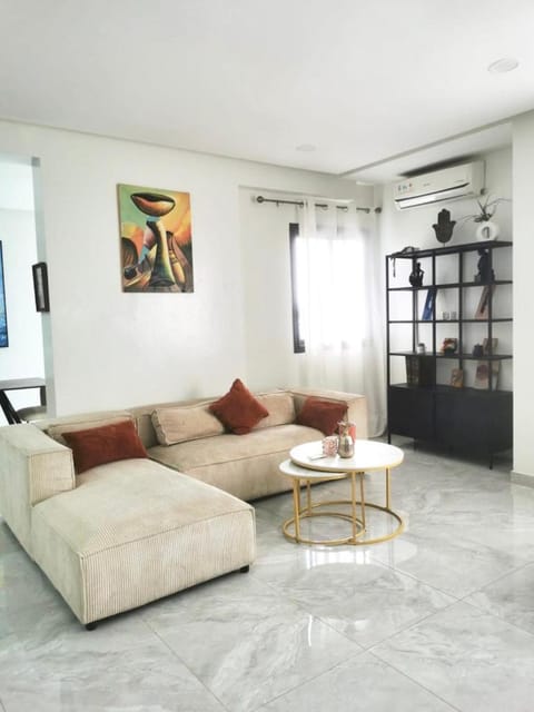 Living room, air conditioner