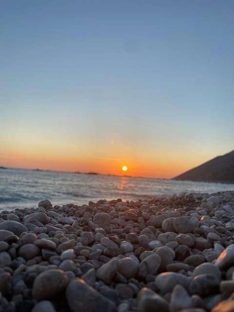 Natural landscape, Beach, Sea view, Sunset