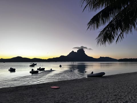 Mountain view, Sea view, Sunset