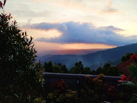 Property building, Natural landscape, Sunset