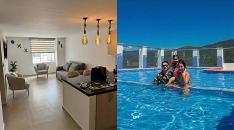 Living room, Swimming pool