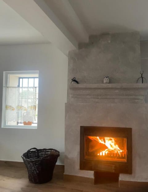 fireplace, flat iron