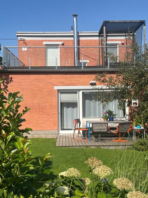 Property building, Seating area, Garden view