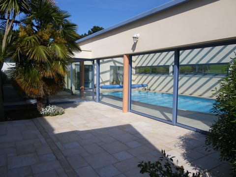Patio, Garden view, Pool view, Sea view