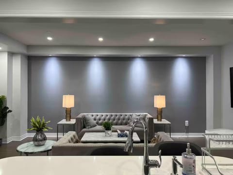 Property building, Living room, Dining area