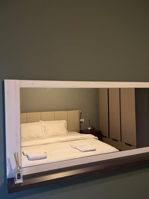 Bed, Photo of the whole room, Bedroom, towels, wardrobe