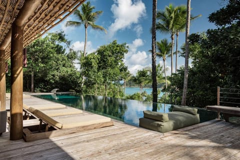 Natural landscape, Pool view, Swimming pool, sunbed