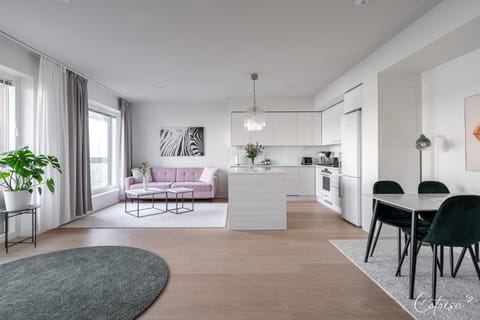 New apartment with sauna, lake and beach Apartment in Finland