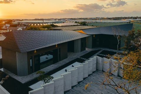 Property building, Sunset