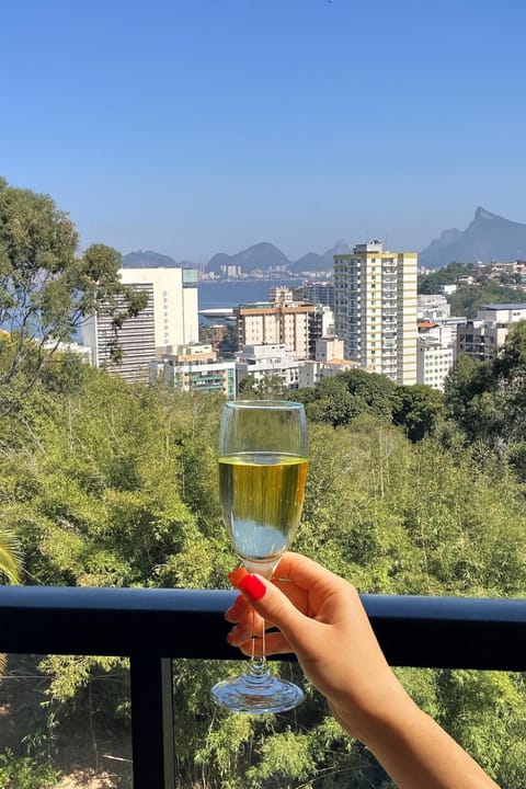Varanda com Vista Mar - Cristo, Bondinho e Museu! Apartment in Niterói