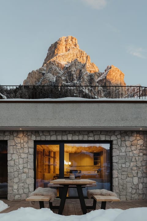 Property building, Winter, Mountain view, Mountain view