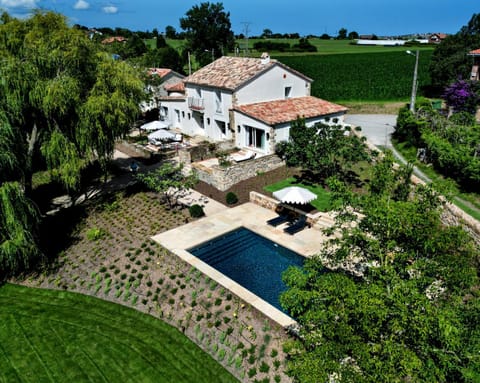 Bird's eye view, Garden, Pool view, Swimming pool, sunbed