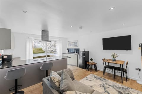 Kitchen or kitchenette, Living room, Dining area