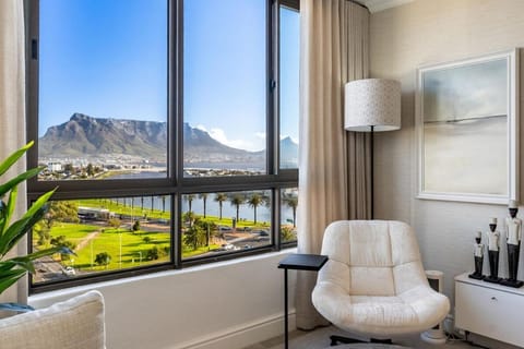Natural landscape, Living room, Seating area, Mountain view