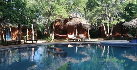 Property building, Pool view, Swimming pool