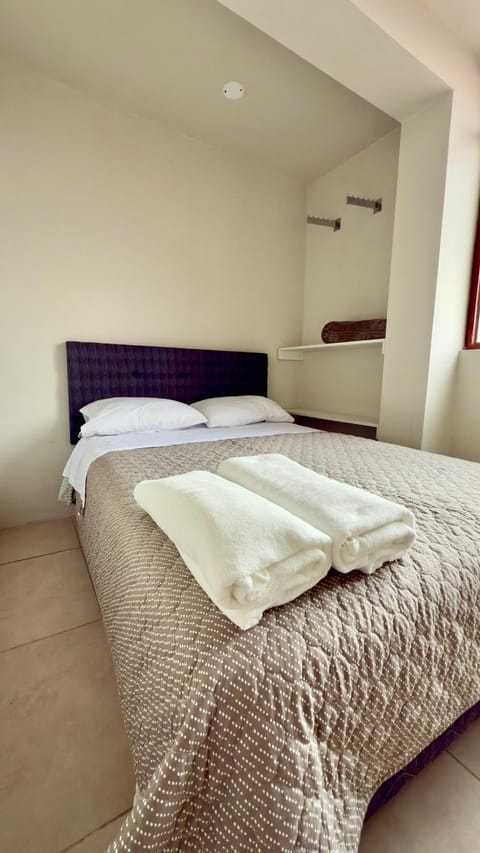 Bedroom, towels, wardrobe