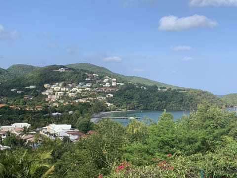 View (from property/room), Balcony/Terrace, City view, Mountain view, Sea view