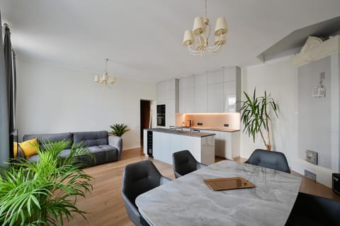TV and multimedia, Kitchen or kitchenette, Living room, Seating area, Dining area