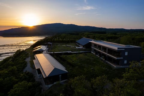 Property building, Sunset