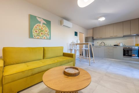 Living room, kitchen