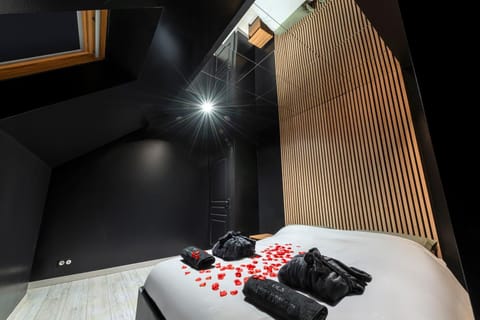 Obsidian Luxury Suite - balnéo, miroirs aux plafonds, proche disney Apartment in Chessy