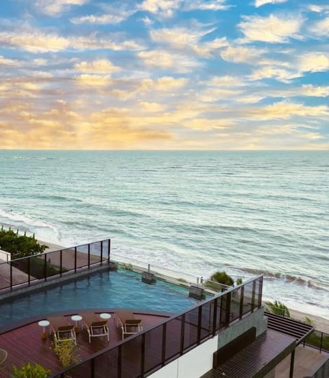 Balcony/Terrace, Pool view, Sea view, Swimming pool, Sunrise, Sunset