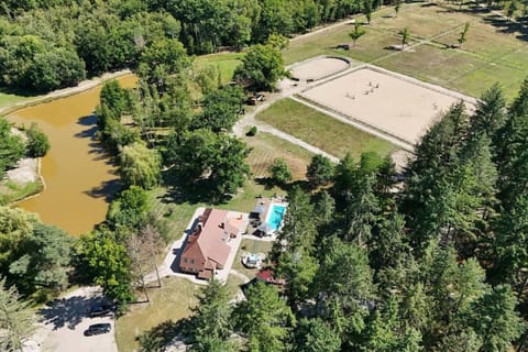 Natural landscape, Bird's eye view, Garden, Pool view, Swimming pool