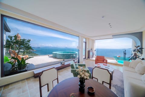 Natural landscape, View (from property/room), Seating area, Sea view