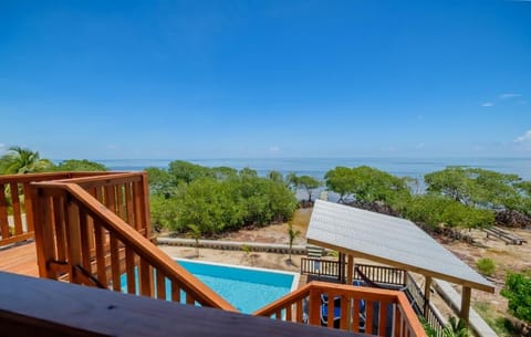 Natural landscape, View (from property/room), Balcony/Terrace, Sea view, Swimming pool