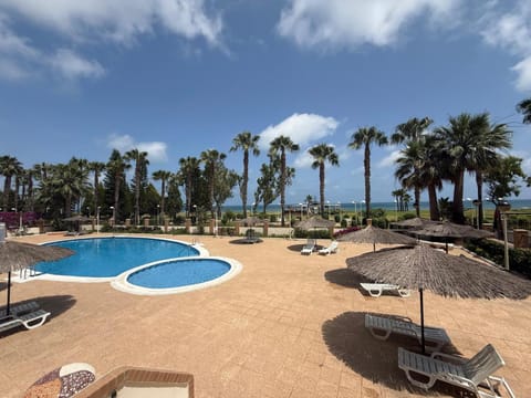 Day, Natural landscape, Beach, Pool view, Sea view, Swimming pool, sunbed