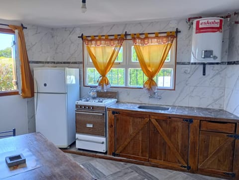 Kitchen or kitchenette, oven