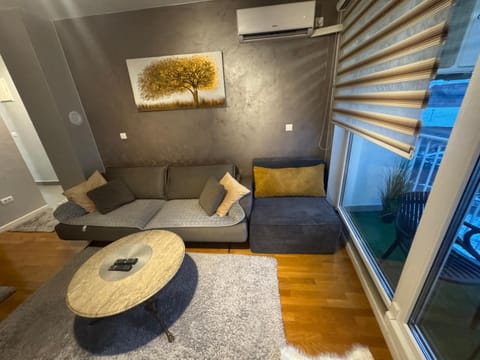 Living room, Seating area, air conditioner