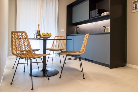 Kitchen or kitchenette, Living room, Dining area