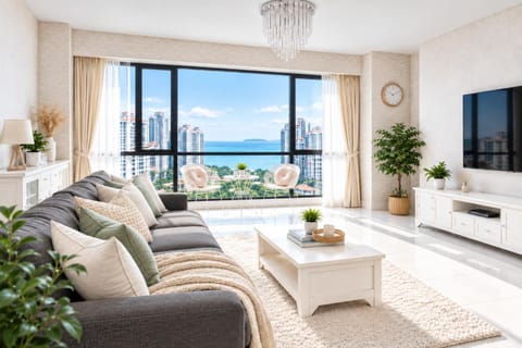 TV and multimedia, Living room, Sea view