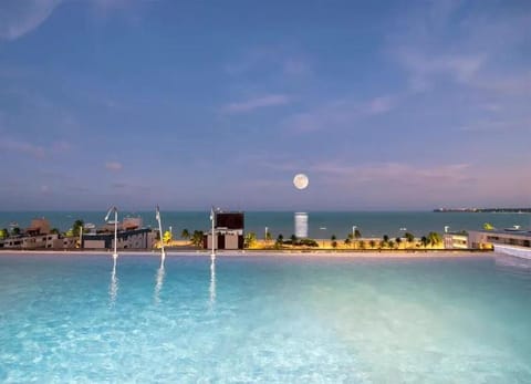 Pool view, Sea view, Swimming pool