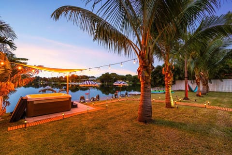 Garden view, Lake view
