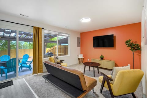 Champion Hall Arcade Games Fire Pit & BBQ Nights Apartment in Colorado Springs