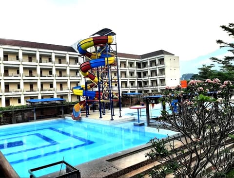 Day, Children play ground, Aqua park, Pool view, Swimming pool