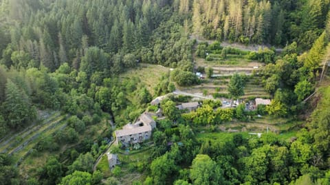 Property building, Nearby landmark, Spring, Day, Natural landscape, Bird's eye view, Summer, View (from property/room), Mountain view, River view, River view