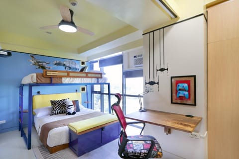 Bed, Bedroom, bunk bed, wardrobe