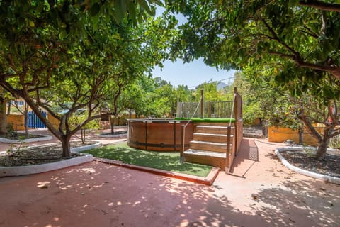 Natural landscape, Garden, Garden view, Swimming pool, Swimming pool