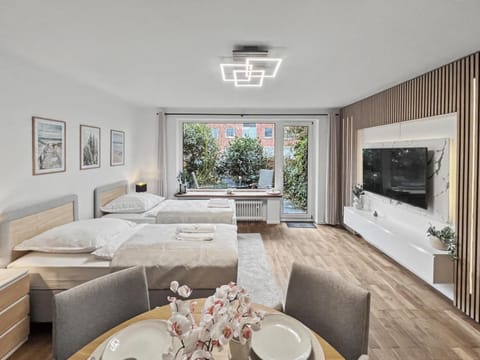 Bed, TV and multimedia