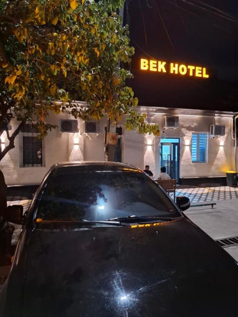 Property building, Night, Parking