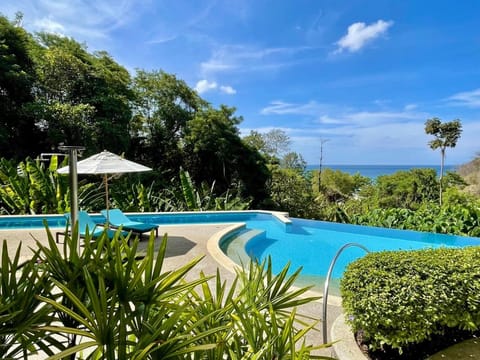 Natural landscape, Garden view, Pool view, Sea view, Swimming pool, sunbed