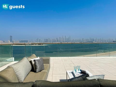 View (from property/room), Balcony/Terrace, Seating area, Sea view