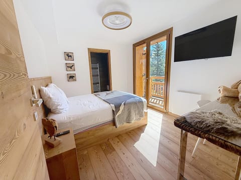 La Tanière du Dusse - Duplex neuf 6 p face télémix Chalmettes Apartment in Montgenèvre