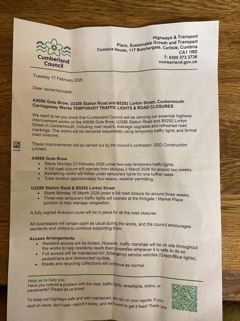 Studio No5, Cockermouth The Lakes Apartment in Allerdale District