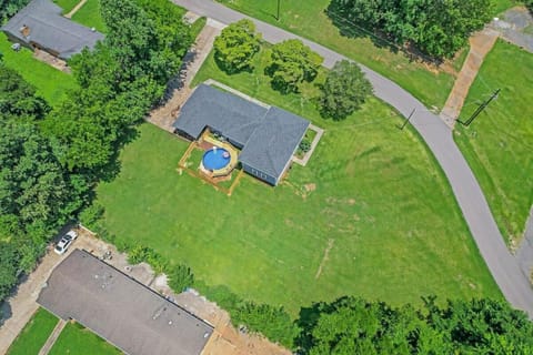 Property building, Spring, Day, Bird's eye view