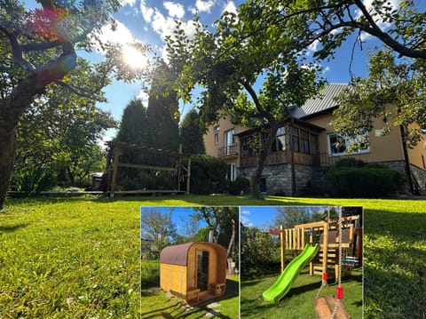 Property building, Spring, Day, Summer, Children play ground, Garden, Sauna, Garden view