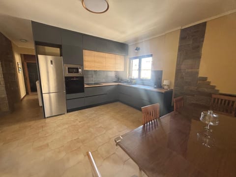 Dining area, oven, stove, kitchen